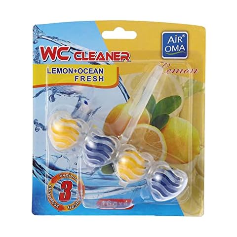 Dificato Automatic In-The-Bowl Toilet Freshener | Hanging Automatic Toilet Cleaning Ball with 4 Scents | Toilet Bowl Freshener Cleans and Freshens Toilet Bowl 100g Cover