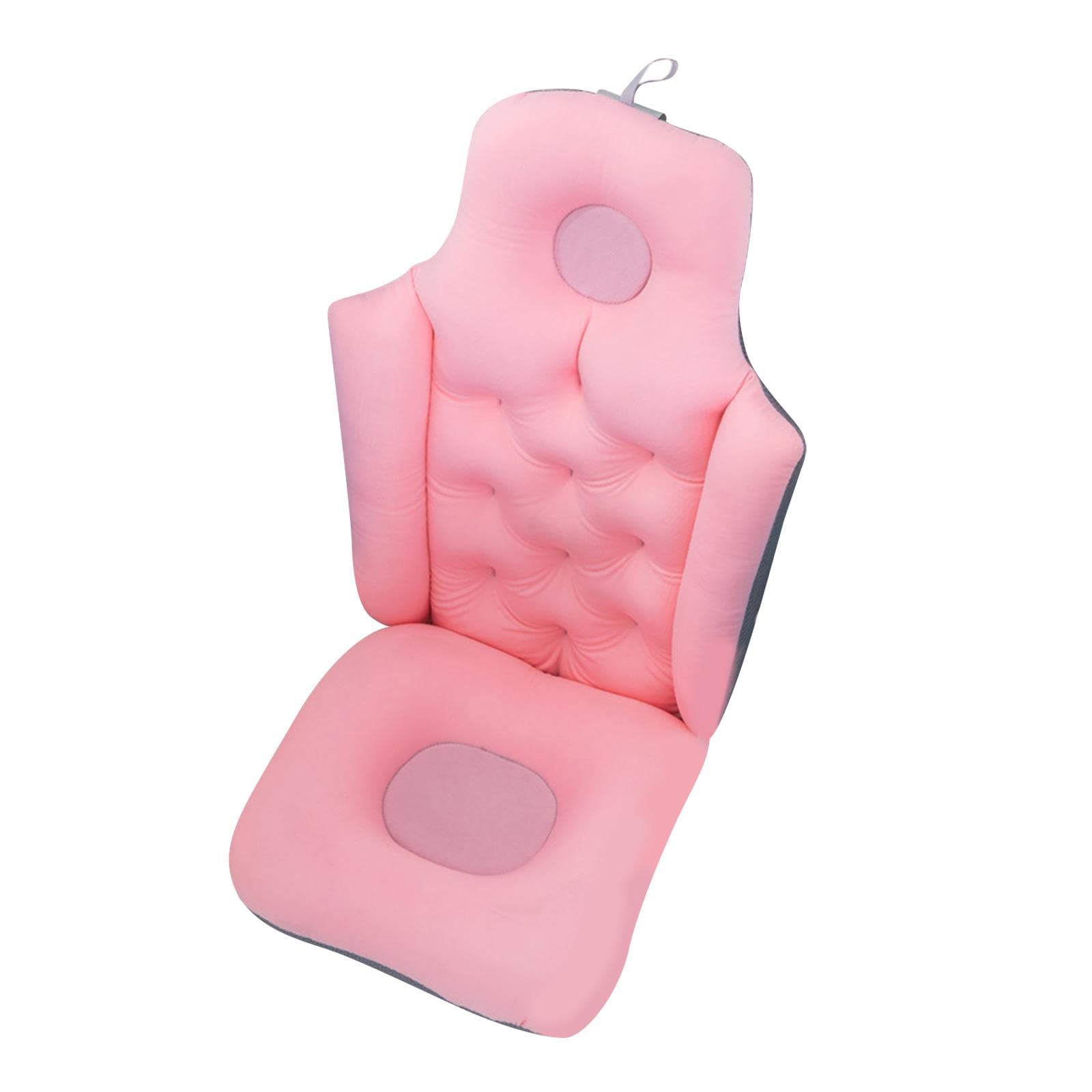 Badewannenkissen Ergonomisches Badepolster Spa Rückenkissen Kopfstütze Wasserdicht Atmungsaktive Mesh Oberfläche für Senioren Wellnessbereich