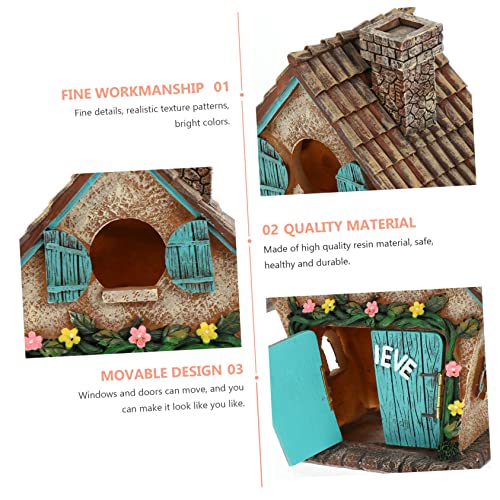 Kit maison de fée pour jardin extérieur de 6 pièces artisanales durables