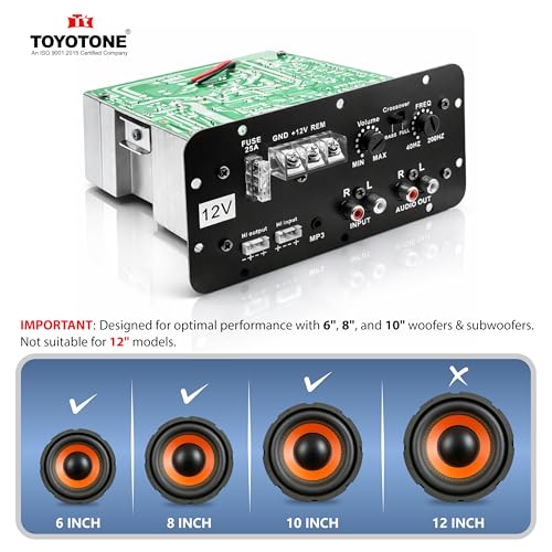 Toyotone 12V 150W RMS Car Mono Amplifier - Image 3