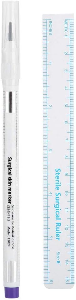 Rotulador de Tatuaje, Labio Profesional de Microblading Impermeable, Rotulador de ceja de Tatuaje semipermanente para Principiantes y Artistas de Tatuajes experimentados(1.0mm Single Head)