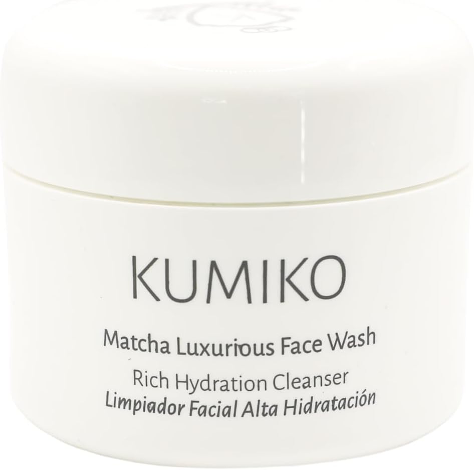 KUMIKO Matcha Hydrating Cleanser: A Gentle Daily Facial Cleansing Solution - Cleanses Skin, Removes Impurities, and Maintains Moisture - A Purifying and Mild Beauty Care Solution - 3.38 oz