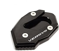 Vista 2 de Para Kawasaki para VERSYS 300 para VERSYS X300 para VERSYS X250 Soporte lateral Soporte Placa Soporte Soporte Soporte Pie Accesorios Ajuste con Logo