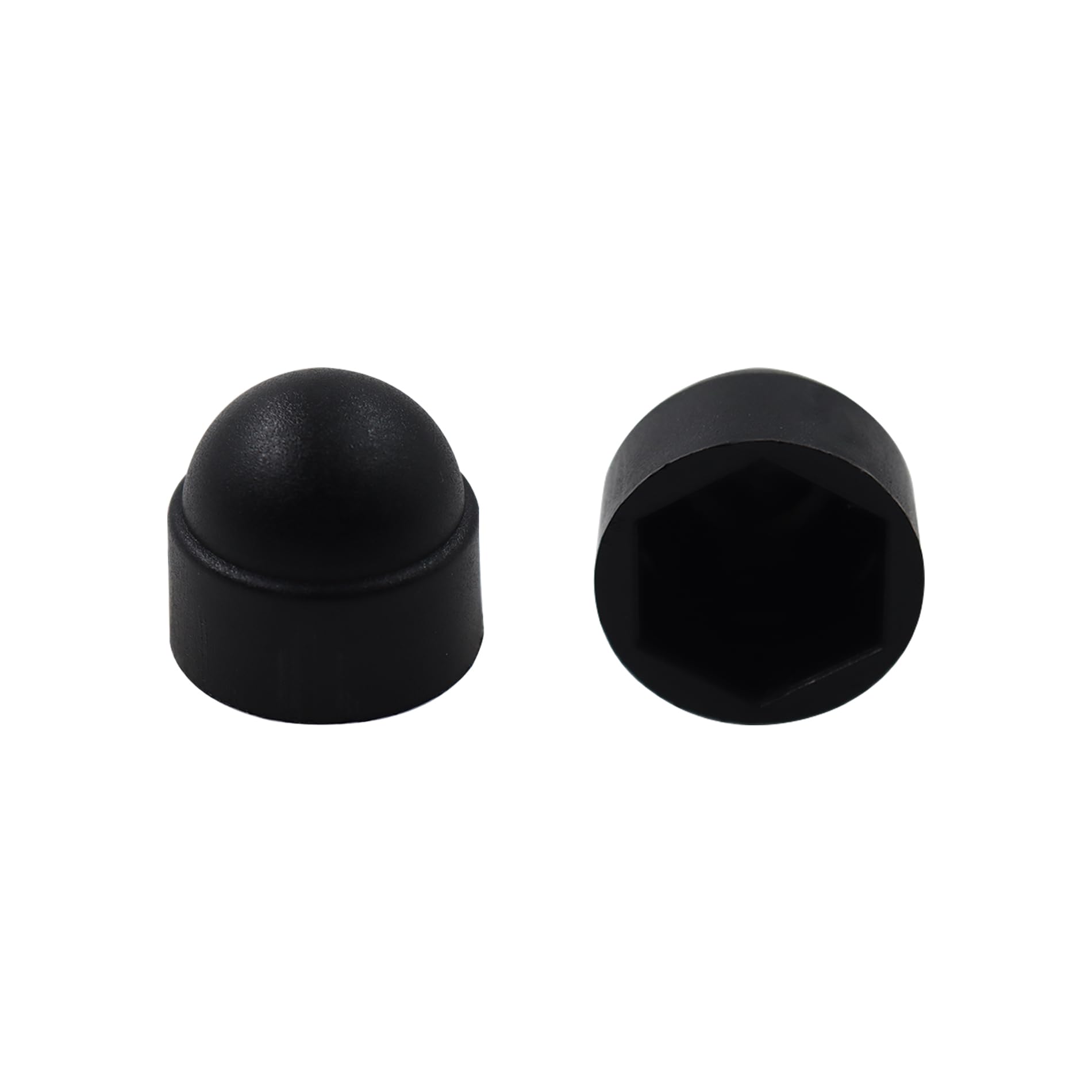 Plastic Bolts Covers,ULIFESTAR Screw Caps Assortment,Nuts Protection Caps,Hexagonal Bolts Head Caps,Black Hex End Cap Covers,Decorative Dome Bolts
