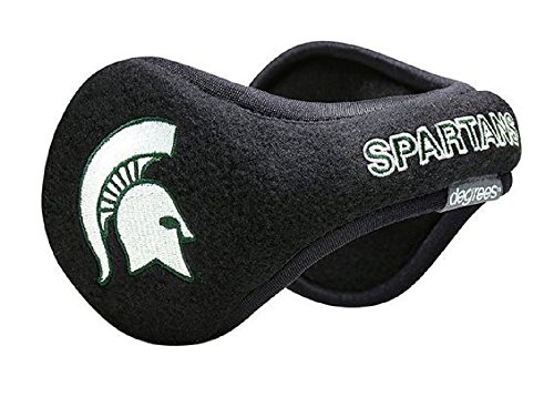 Degrees By 180s NCAA Michigan State Spartans Collapsible Behind-The-Head Fleece Winter Ear Warmer, Unisex, One Size Fits Most