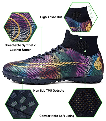 Unisex Men's Women's Soccer Cleats Fg/Ag Soccer Shoes Turf Indoor Outdoor Firm Ground High-Top Spikes Younth Professional Training Football Boots #TOP1