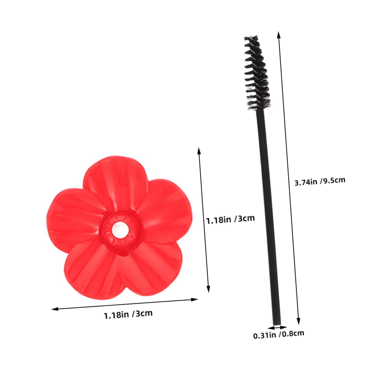BESPORTBLE Bright Flower Design Bird Feeder Versatile Hummingbird Feeder Flower Replacements