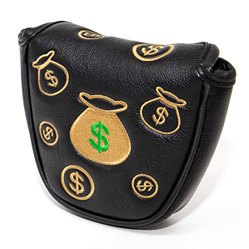 barudan golf US Dollar Pouch Gold Mallet Cover Mallet Putter Cover Headcover Magnetic