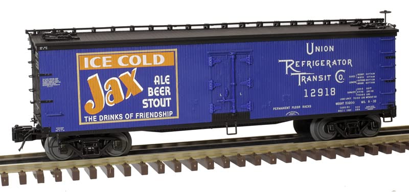 Atlas O Scale 40' Wood Reefer Beer Brand Special (2-Rail) Jax #12918