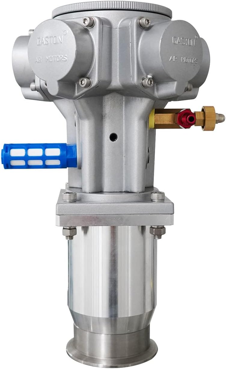USA Lab 3" Tri-Clamp Variable Speed Pneumatic Mixer W/Air & Oil filter - Mixing Motor - 720RPM - 90PSI - USAlab