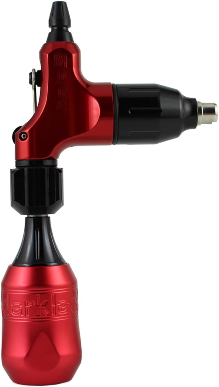 Professional Red Halo 2 Swiss Motor Rotary Tattoo Machine Free RCA Cord + One Adjustable Cartridge Grip 32MM,Red