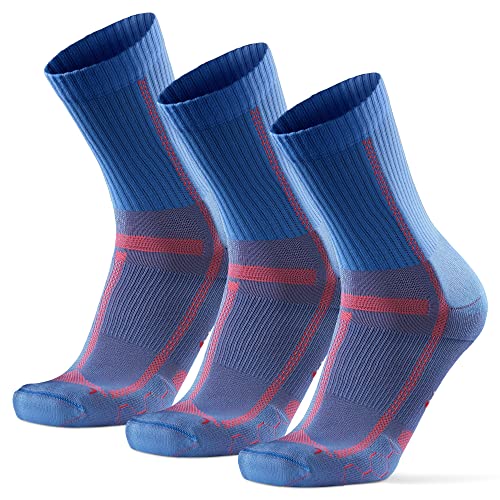 Damen-Socken Gestreift Retro – Baumwoll-Crews Mit Gepolsterter Sohle Für Sport & Alltag