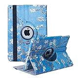 New iPad 9.7 inch 2018 2017/ iPad Air 2 Case - 360 Degree Rotating Stand Smart Cover Case with Auto