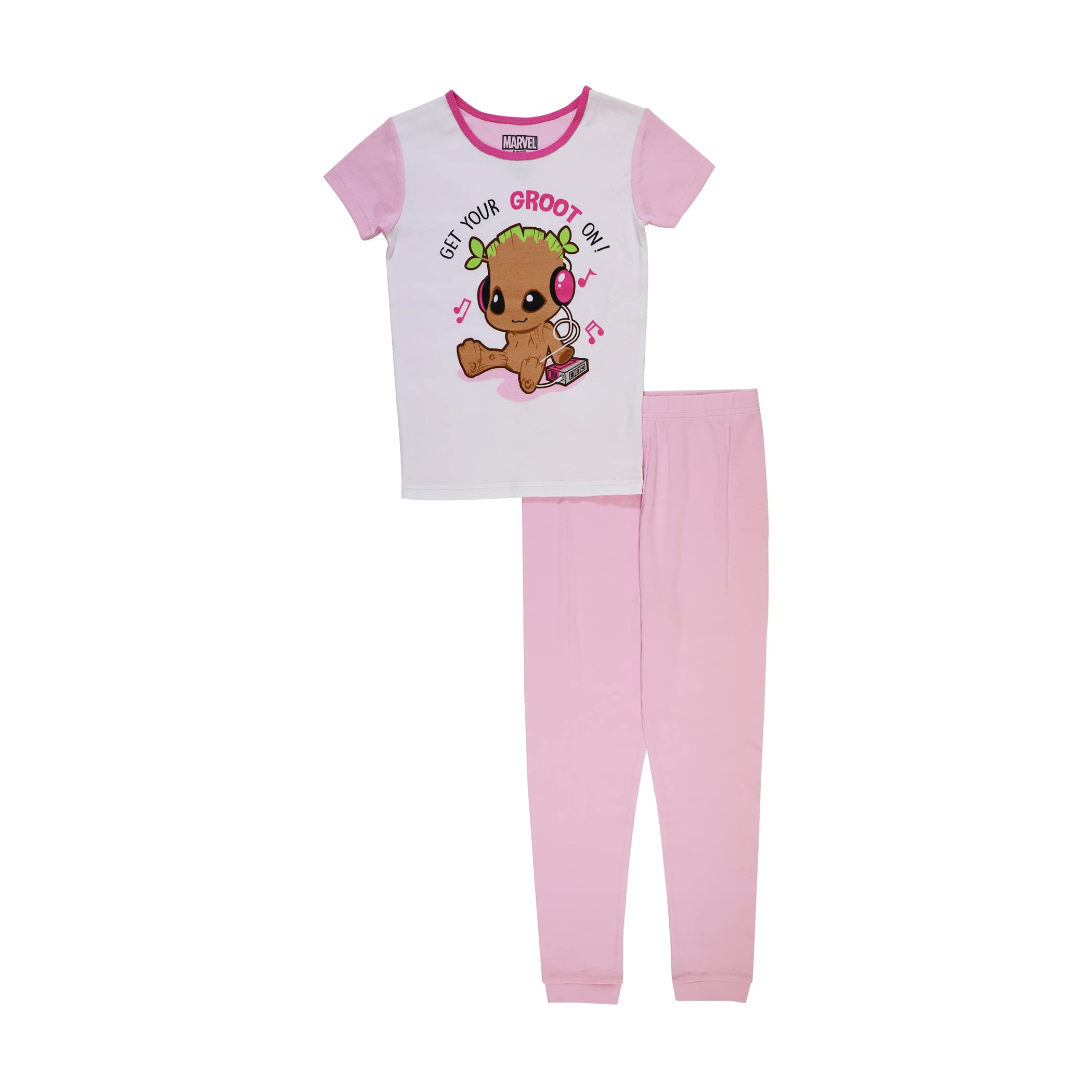 Marvel 2-Piece Snug-fit Cotton Pajama Set, Soft & Cute for Kids