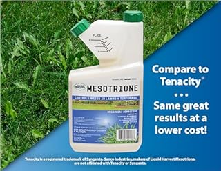 Liquid Harvest Mesotrione - 32oz - Mesotrione Concentrate (Compare to Tenacity) - Pre and Post-Emergent Weed Killer for Lawn and Turf Grasses