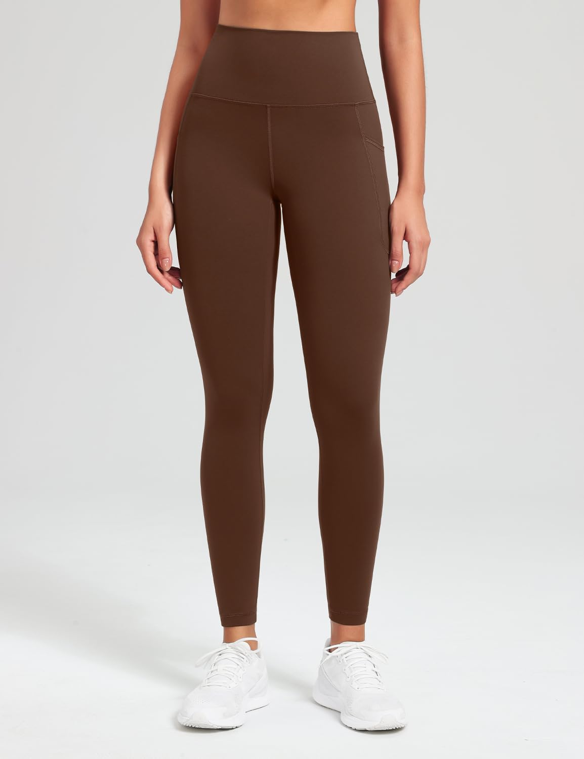 HeyNuts Pro Leggings with Pockets 25'', High Waisted 7/8 Workout Pants - Image 2