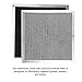 WINDON BAY Range Hood Filter Replacement Compatible with Broan Nutone 41F, 97007696, 97005687 - Aluminum Grease Vent Hood Kitchen Charcoal Carbon Filter Mesh - 8.75 x 10.5 x .44 Inches