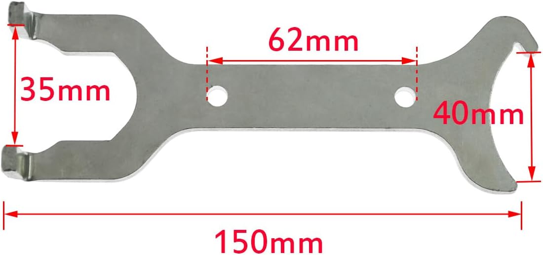 Rear Shock Spanner Wrench Adjustment Tool for Harley Sportster 883 1200 Softail Dyna Fat Boy Touring Road King Electra Glide Road Glide Street Glide XG500 Street 750 (Rear Shock Spanner)