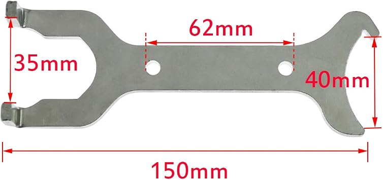 Rear Shock Spanner Wrench Adjustment Tool for Harley Sportster 883 1200 Softail Dyna Fat Boy Touring Road King Electra Glide Road Glide Street Glide XG500 Street 750 (Rear Shock Spanner)