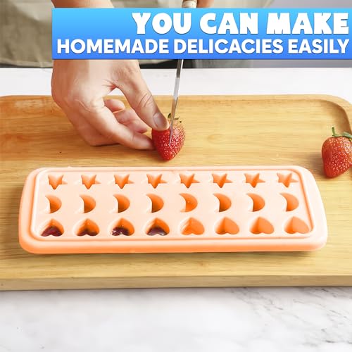 Alpenkok HEART MOON STAR ICE TRAY Silicone Ice Cube Tray thumb #5
