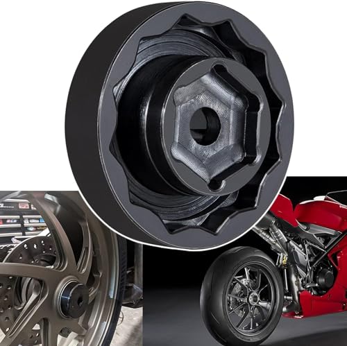 Image of Front Rear Wheel Axle Nut Socket Tool 30mm + 55mm for Ducati Motorcycle ATVs Super Bike 1098 1198 1199 Panigale Multistrada Diavel, Removes Wheel Nuts