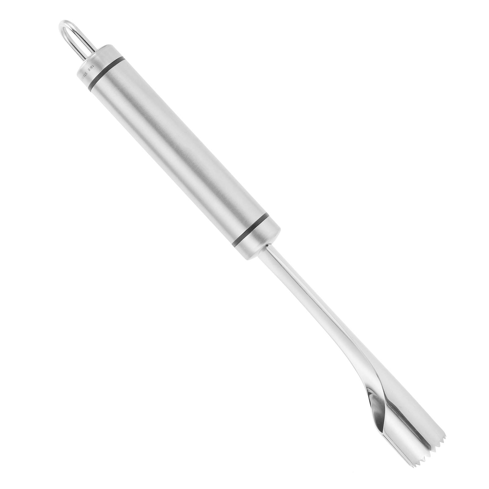 Removedor de núcleo, removedor de deshuesador de frutas de acero inoxidable 304 Fácil de usar Herramienta de descorazonador de tomate Utensilios de cocina para fresas Manzanas Pimienta Verduras