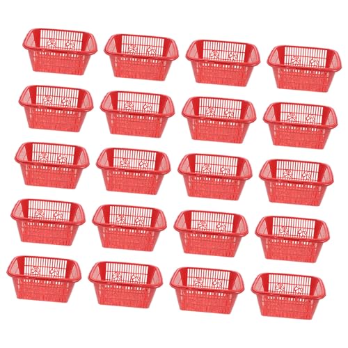 Alipis Berry Baskets Strawberry Baskets Large Capacity Plastic Storage Containers