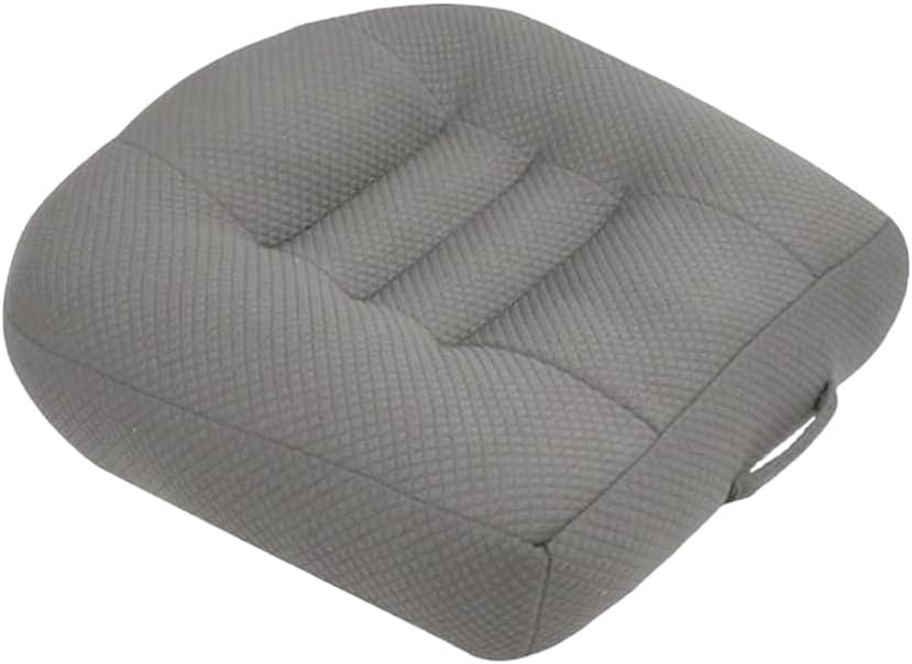 SEAHOME Car Booster Seat Cushion Heightening Height Boost Mat,Breathable Mesh Portable Car Seat Pad Fatigue Relief Suitable for Trucks,Cars,SUVs,Office Chairs,Wheelchairs (Grey)