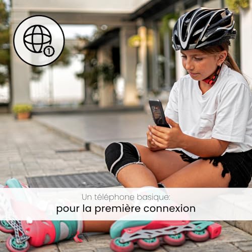 SPC Wild - Téléphone à clapet Basique, déconnexion/1er Mobile, Noir – vue 3