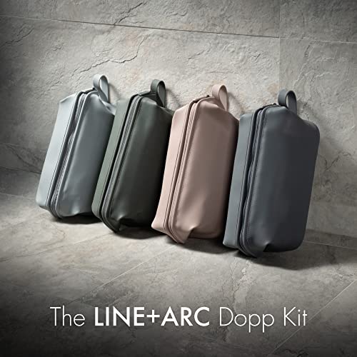 Line+Arc The Dopp Kit (Arctic, 3.5L) Modern Silicone Toiletry Bag. Makeup Organizer Travel Cosmetics Case Waterproof Fabric Easy To Clean Simple Hang Loop Classic #TOP1
