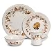 Pfaltzgraff Autumn Berry 32 Piece Dinnerware Set, Service for 8