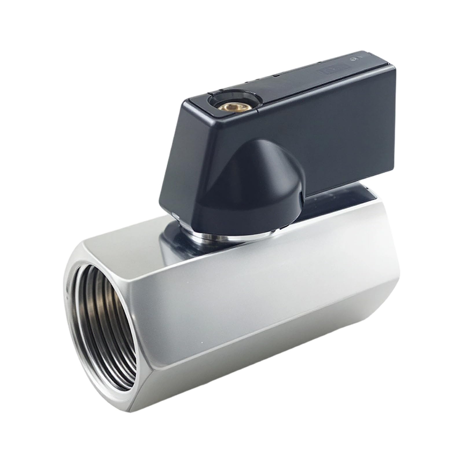 Carotoe K Compact Inline Shutoff Fitting Brass Line Control Part With Lever Handle For Repair And Utility Installation Wor Manual Shutoff Inline Control Branch Line Utility Fitting Plumbing Repair Pneumatic