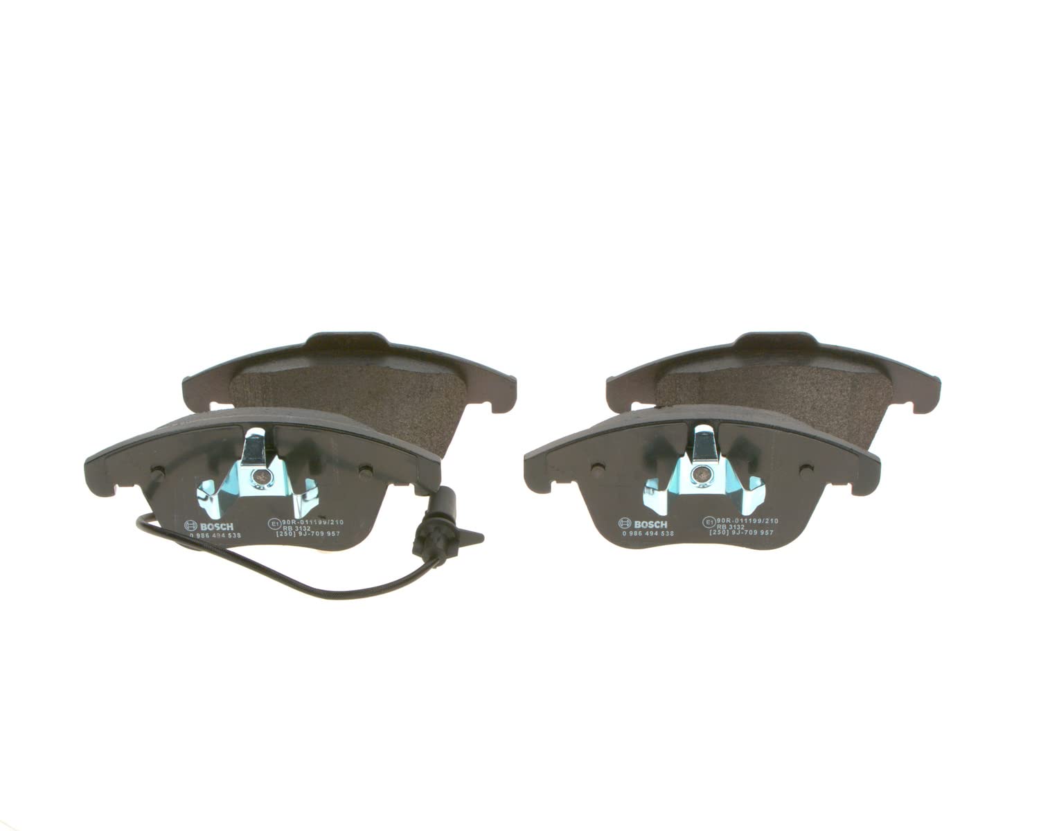 BOSCH Bremsbelagsatz, Scheibenbremse 0986494538
