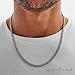 Love You This Much Promise 5mm Cuban Chain Necklace for Him, 22