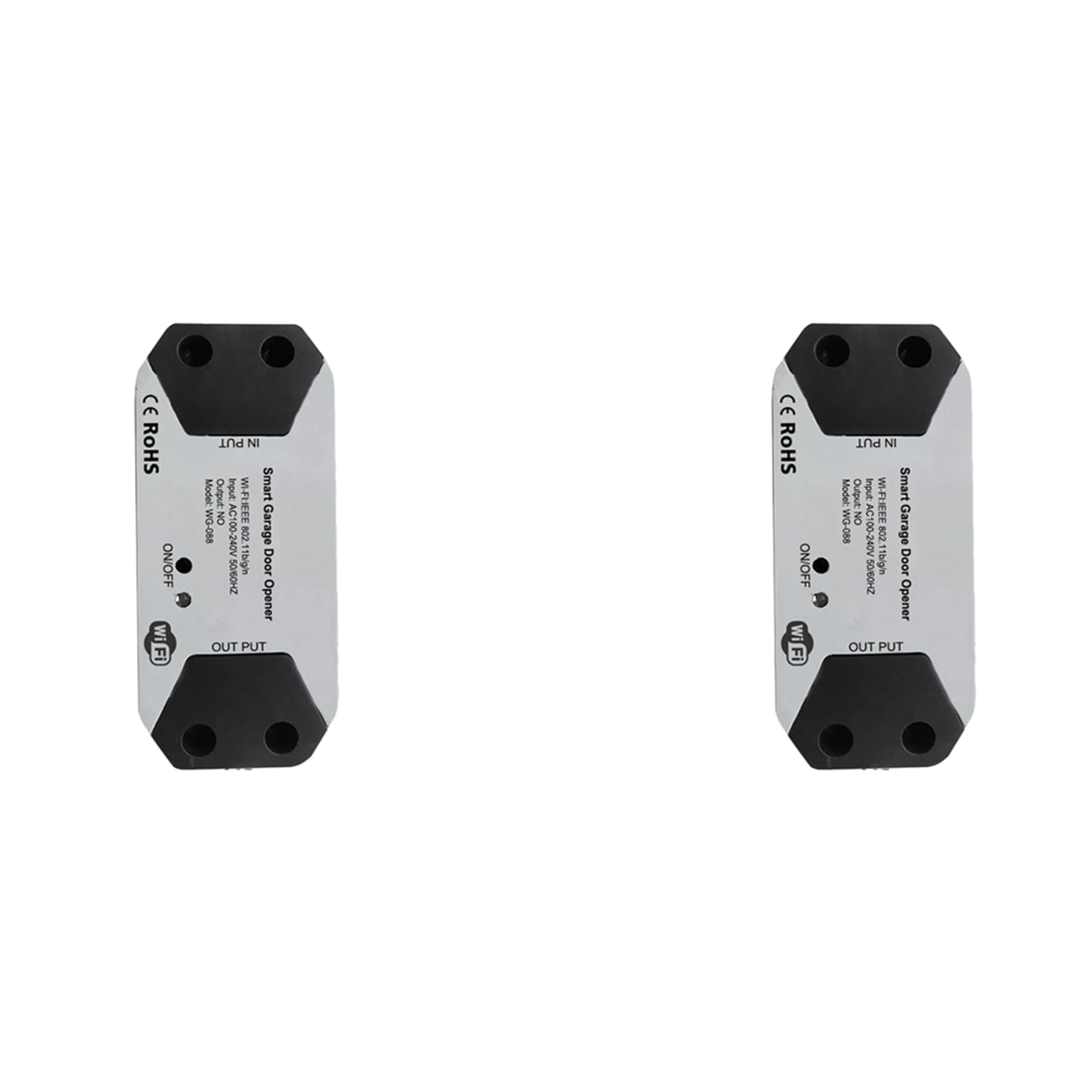 WiFi switch smart garage door opener sans hub avec prise européenne pack de 2