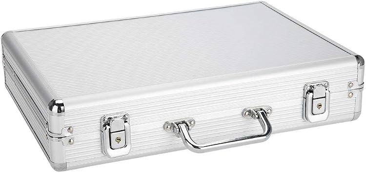 Watch Storage Box, 24 Grids Aluminum Alloy Suitcase Watch Display Storage Box Watch Organizer Case for Watch