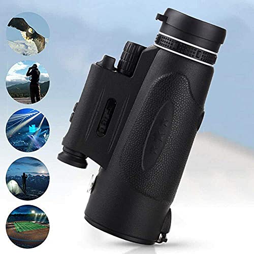 Telescopio monocular 12x42 compacto portátil con trípode miniatura 6