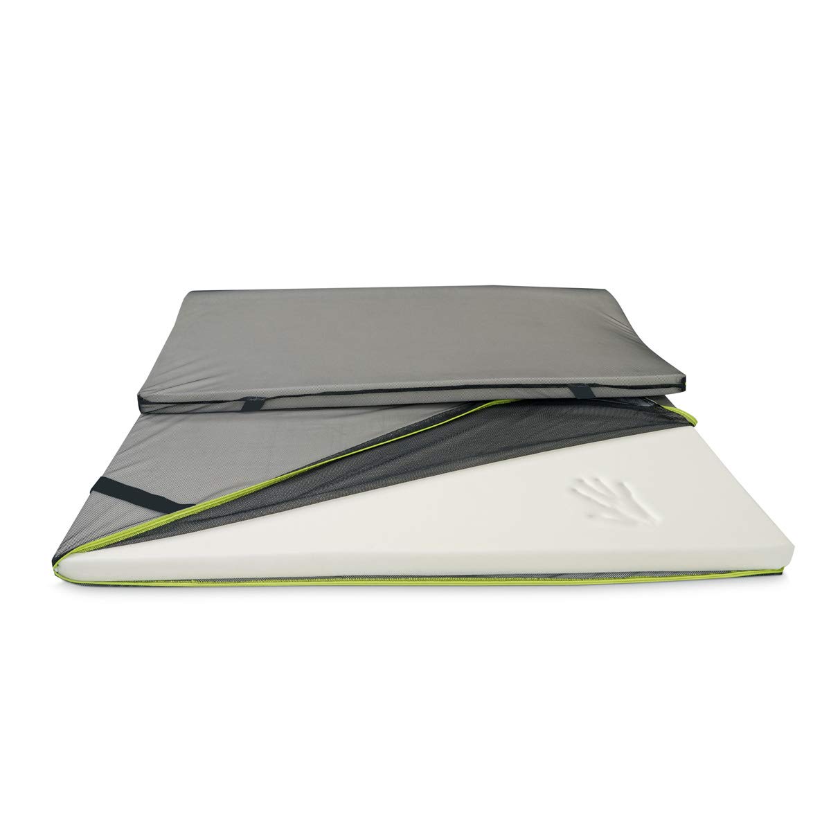 DUÉRMETE ONLINE Topper - Materasso viscoelastico Bio Sport 5 cm spessore | Tessuto super traspirante | Antiacaro e antibatterico, effetto antistress, 140 x 190