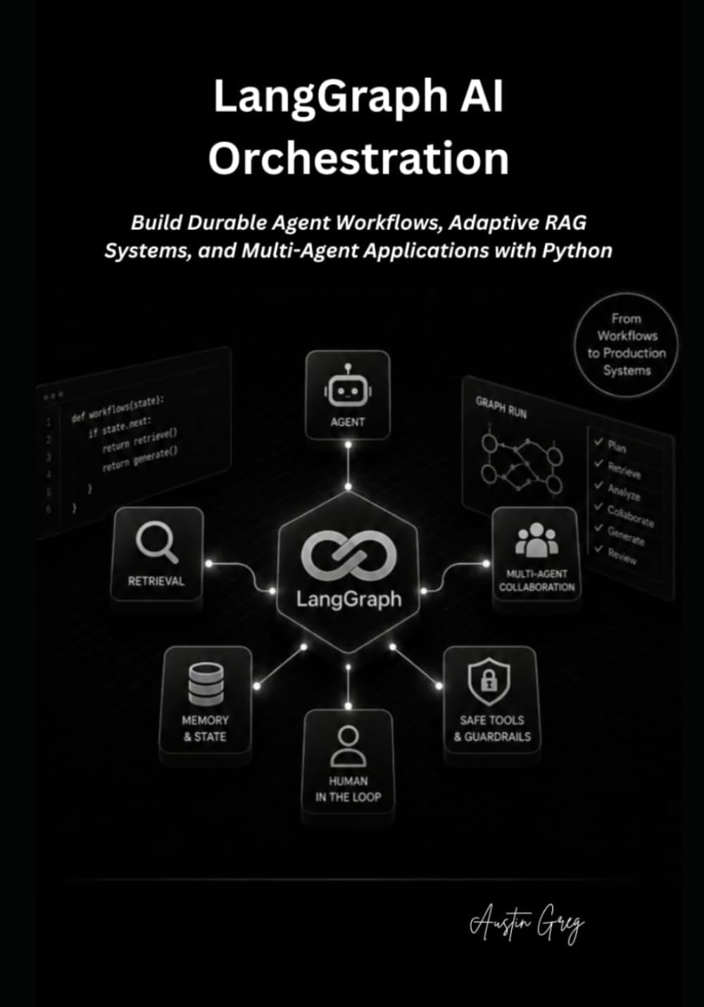 LangGraph AI Orchestration: Build Durable Agent Workflows, Adaptive RAG Systems, and Multi-Agent Applications with Python