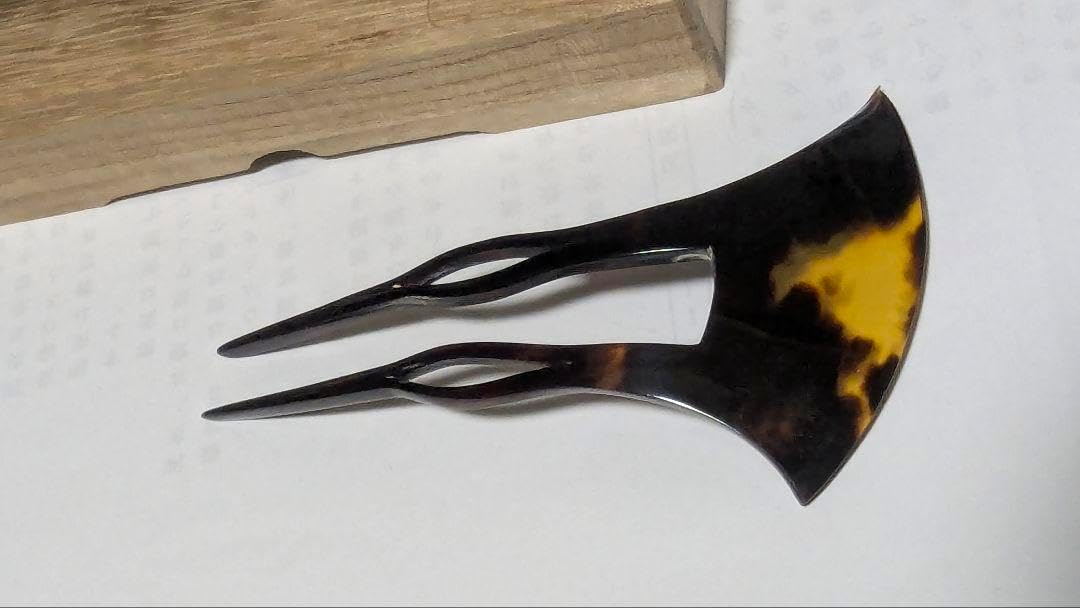 本鼈甲 江崎鼈甲店 エザキ べっこう べっ甲 かんざし 簪 長崎鼈甲 バチ