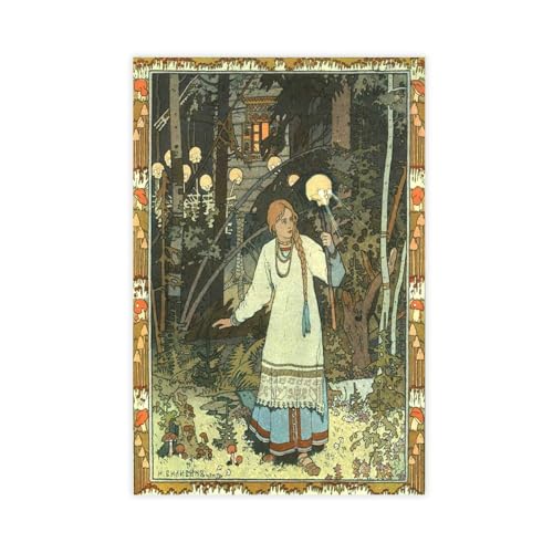 Toile Vasilisa Ivan Bilibin : ravivez la magie des contes slaves