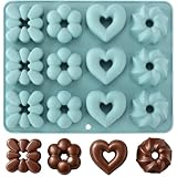 DHER Silikon Backform Keks Kuchen Pralinen Form Lebkuchen Silikon Backform