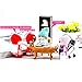 10 PCS Mini Dolls Girls, Princess Mini Doll Surprise, DIY Miniature Dollhouse Mini Dolls Set, Decoration Little Dolls Christmas Festival Reborn Baby Stuff Gift & Bag Accessories (5 & 3 inch)