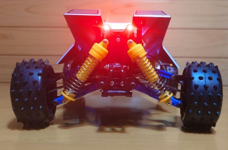 タミヤ電動RCカーNo.158サンダードラゴンLEDライト付プロポ…完成品