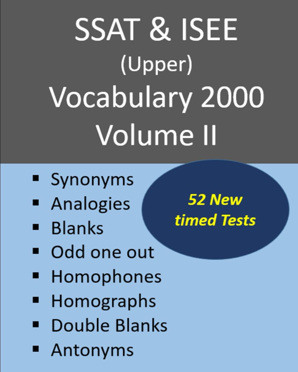 SSAT & ISEE (Upper) Vocabulary 2000 Volume II