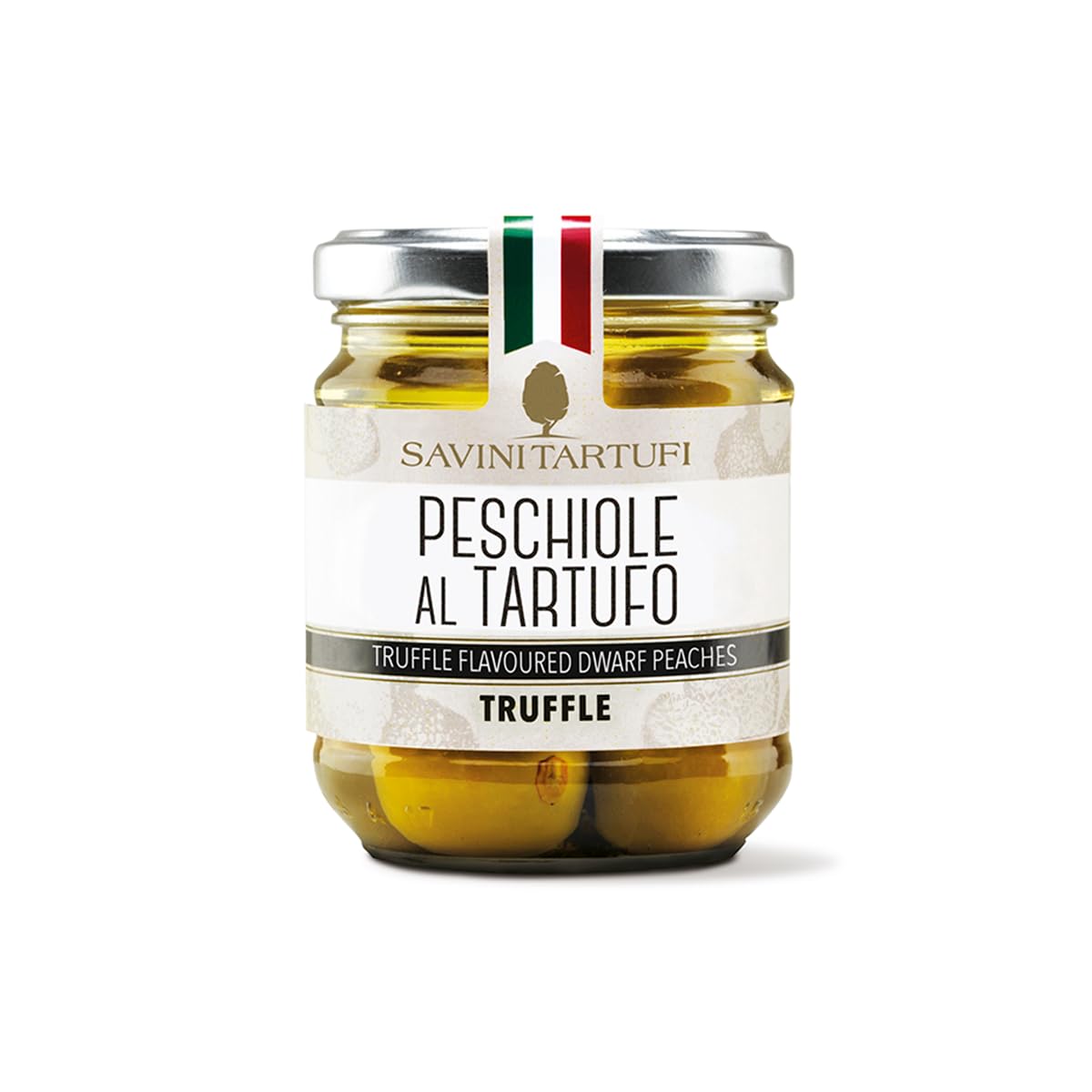Savini Tartufi Dwarf Peaches with Truffle, 6.35 Ounce