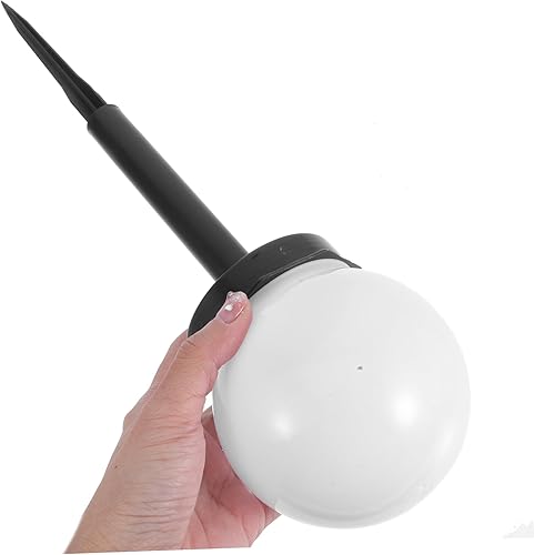 Miniatura 3 de Lurrose Luces solares de globo LED para exteriores, bola de jardín, estacas para camino, paisaje, iluminación para caminos, césped, patio (luz
