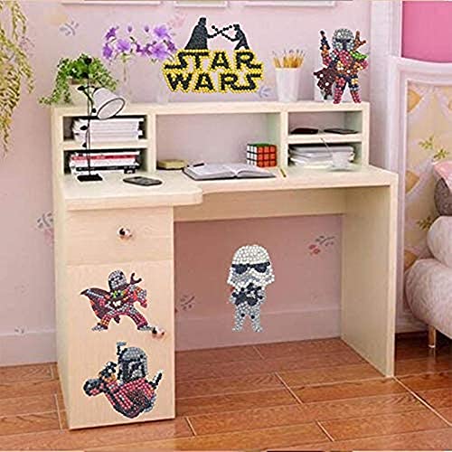 Blynn Diamond Painting Stickers Kits For Kids, Paint By Numbers Diamonds For Beginners,Diy 5D Diamond Art Mosaic Stickers #TOP1