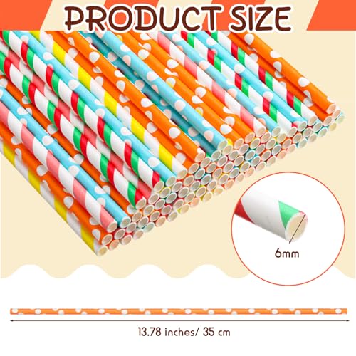 Image of Reallnaive 200 Pieces Cotton Candy Cone 13.8 inch Cotton Stick, Bright Colors | Random Color, Paper Straw Cones Holder, Colorful Sticks for Birthday Wedding Holiday Party
