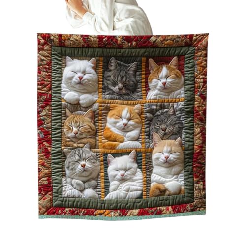 Couverture canapé jacquard chat jeté décoratif de qualité - 2